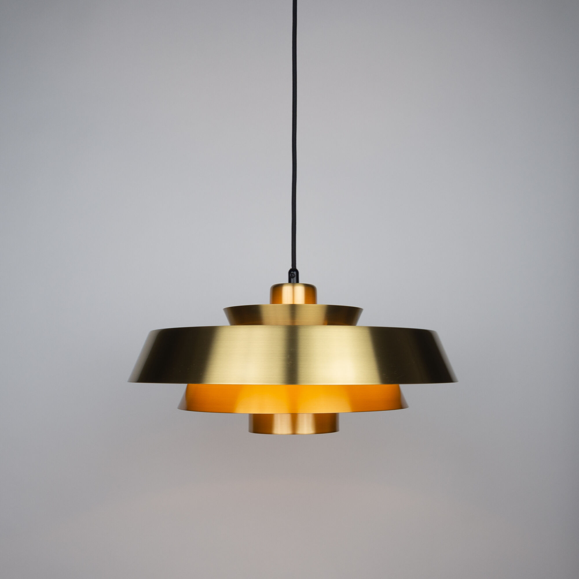 Danish vintage pendant lamp Nova by Jo Hammerborg, Fog og Morup, 1963