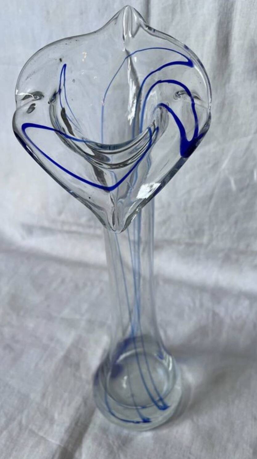 Vintage blown glass vase