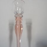 Pink crystal candlesticks duo