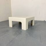 Table Basse Blanche Space Age par 1970s