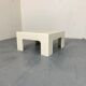 Table Basse Blanche Space Age par 1970s