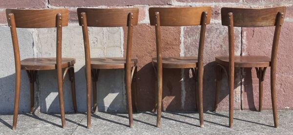 Chaises bistrot Thonet (lot de 4 chaises)