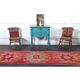 Vintage Turkish Hand-Knotted Wool Cotton Red Runner Rug 88x299
