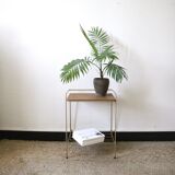 Vintage golden bedside