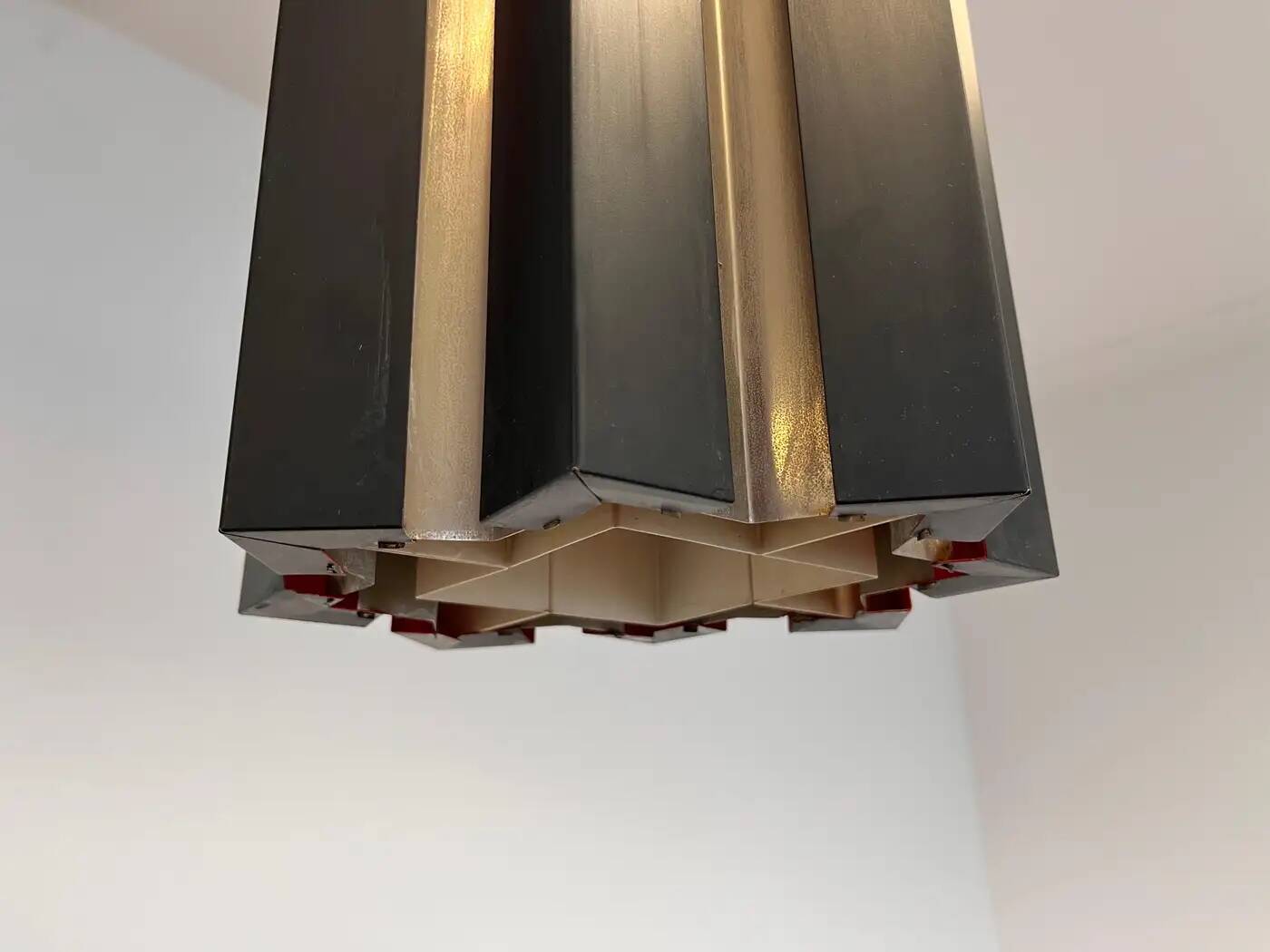 Rare design Space Age UFO pendant by Napako, 1970s