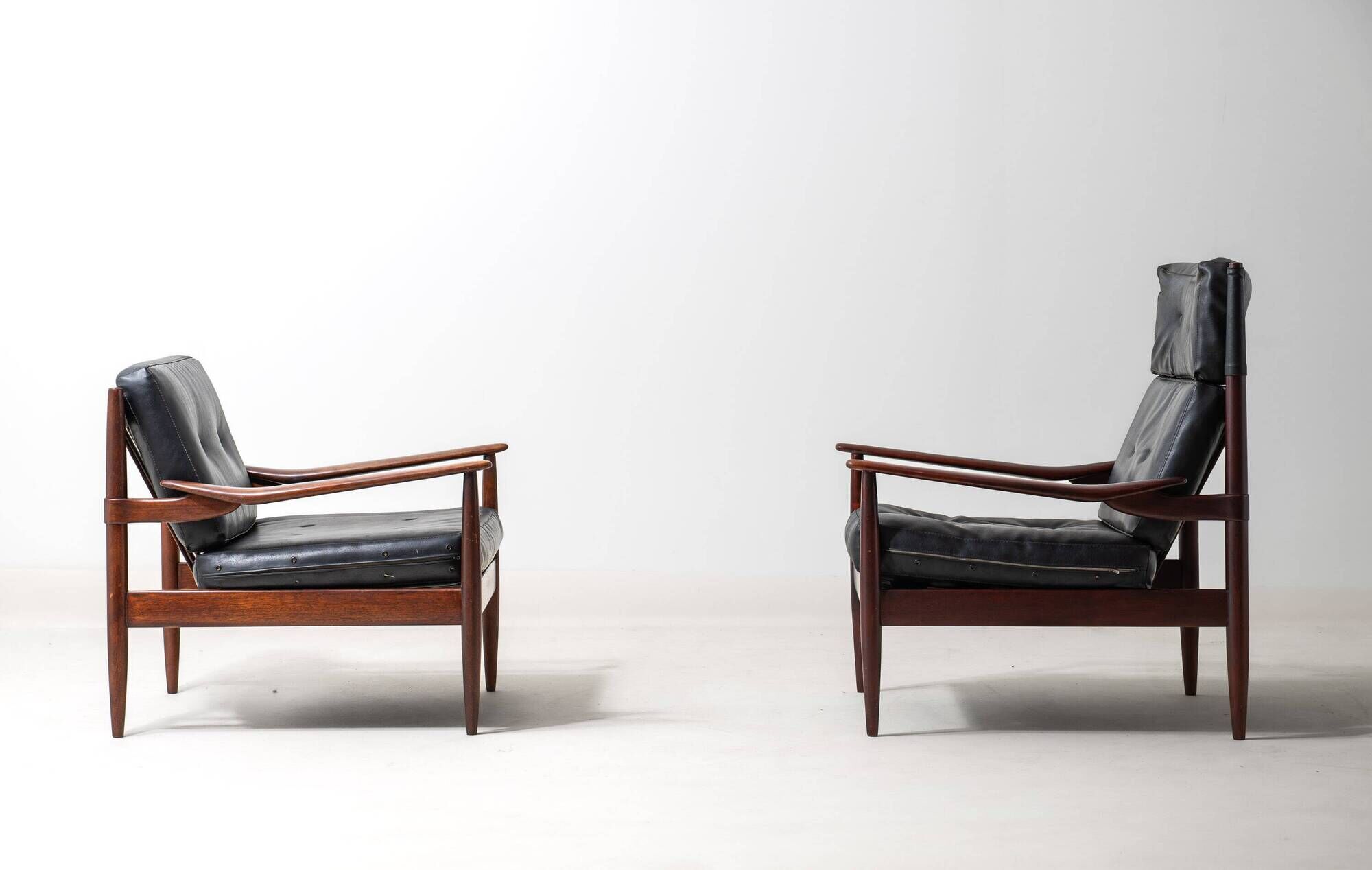 Set of modernist lounge chairs by BEKA, 1960s