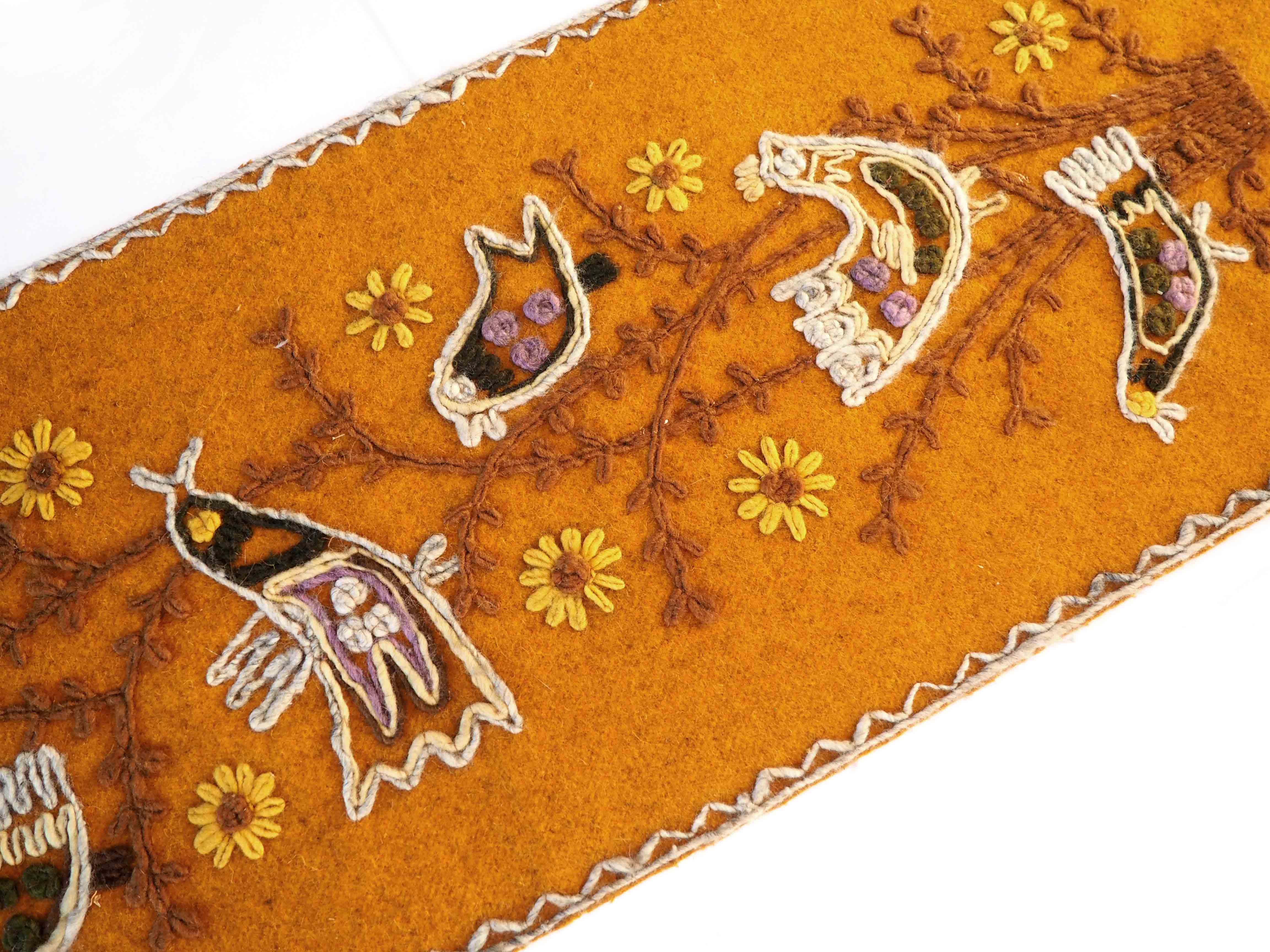 Scandinavian textile table