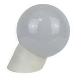 Erco vintage opaline ball wall lamp