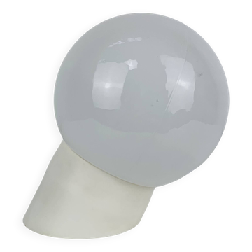 Erco vintage opaline ball wall lamp