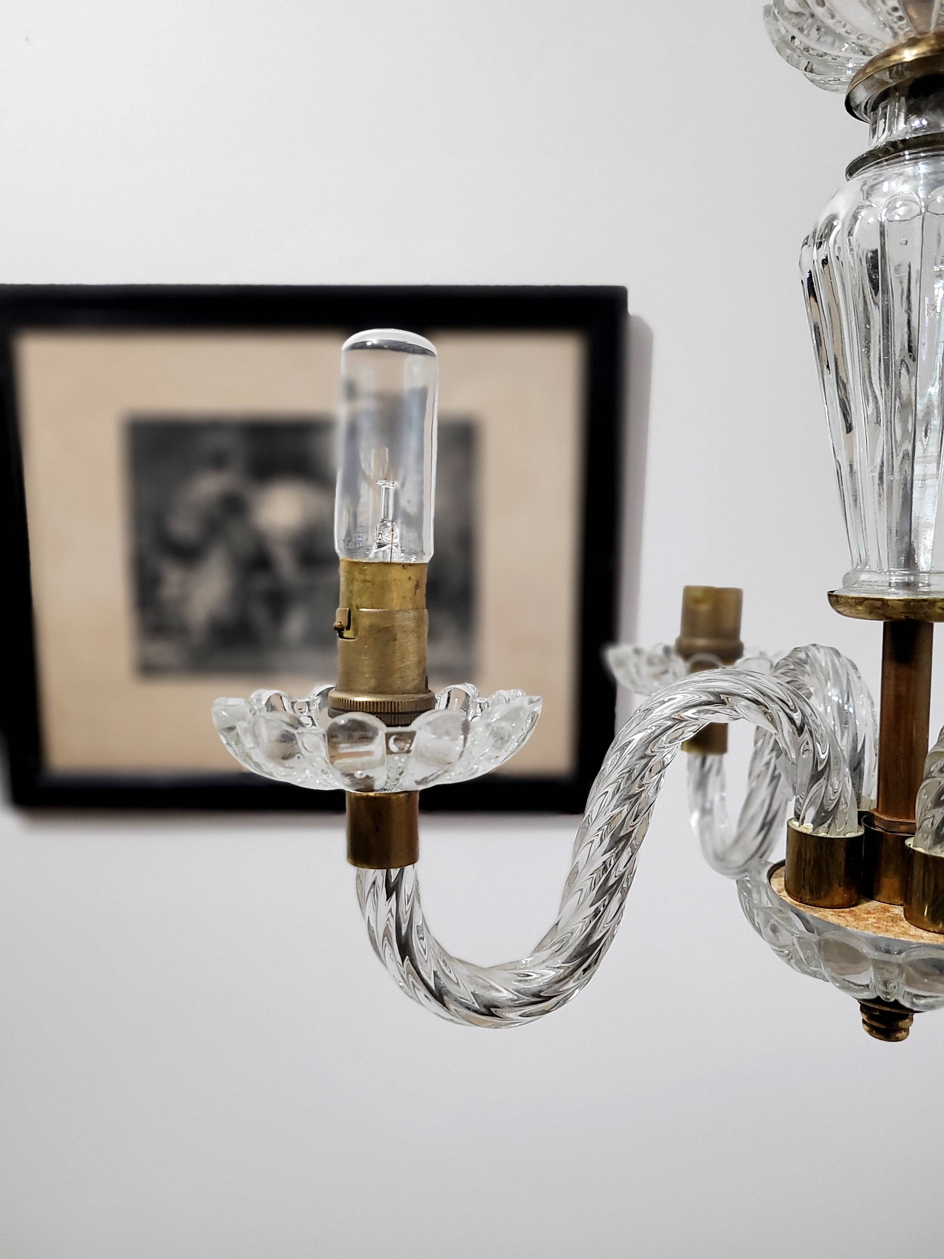 Murano style chandelier