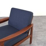 Mid-Century Danish Teak Lounge Chairs by Arne Vodder for Komfort, 1960s, Se