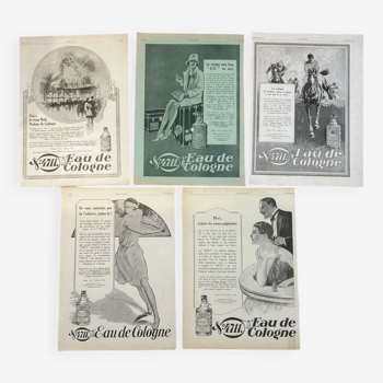 Lot of advertising posters