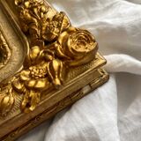 Old oil painting on canvas countryside landscape 19th