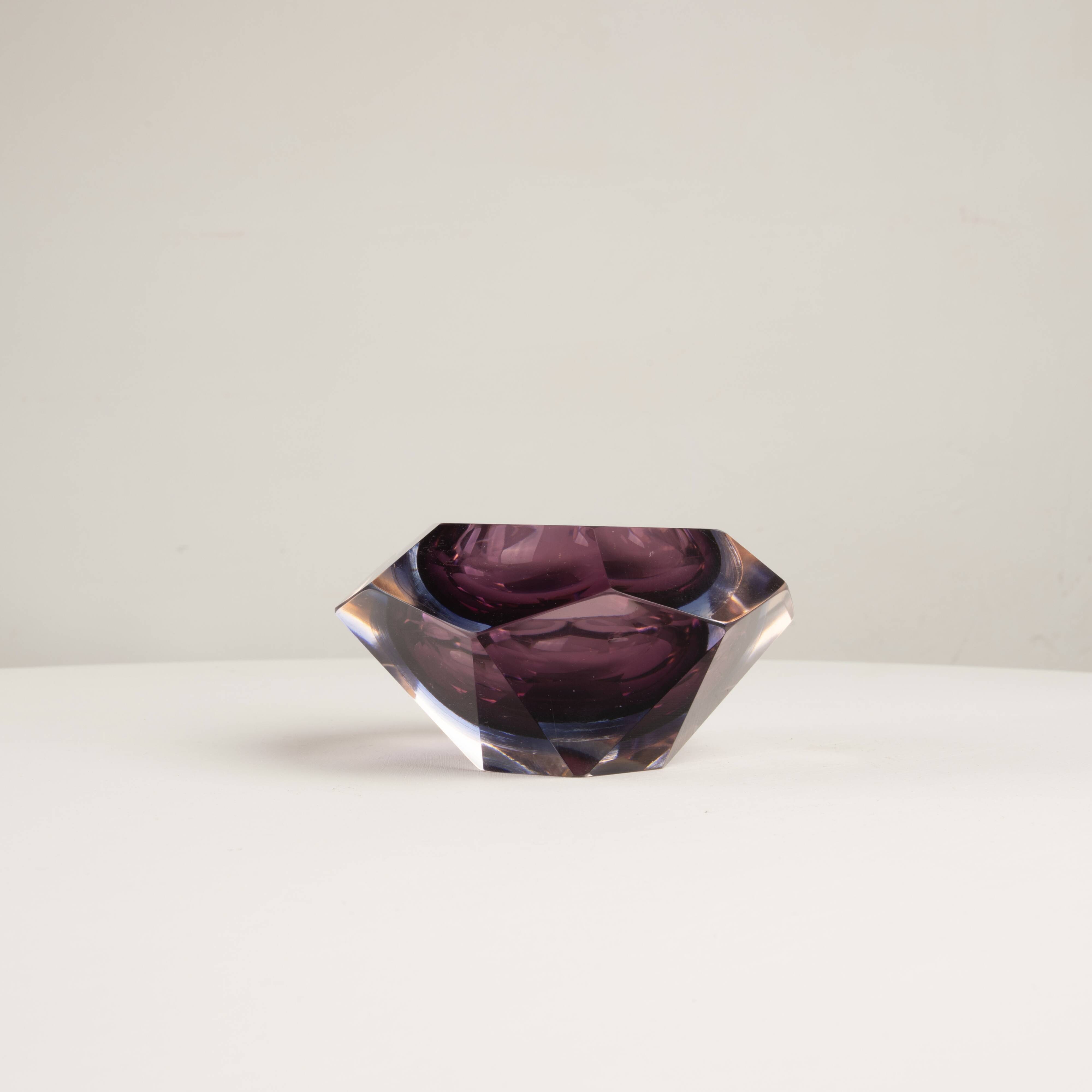 Sculptural ashtray attributed to Flavio Poli for Seguso Vetri d’Arte 1970
