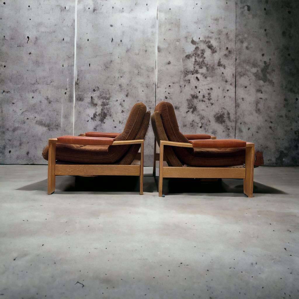 Ensemble de 2 fauteuils vintage / fauteuils club / fauteuils vintage