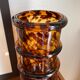 Vintage blown glass lamp "tortoiseshells"