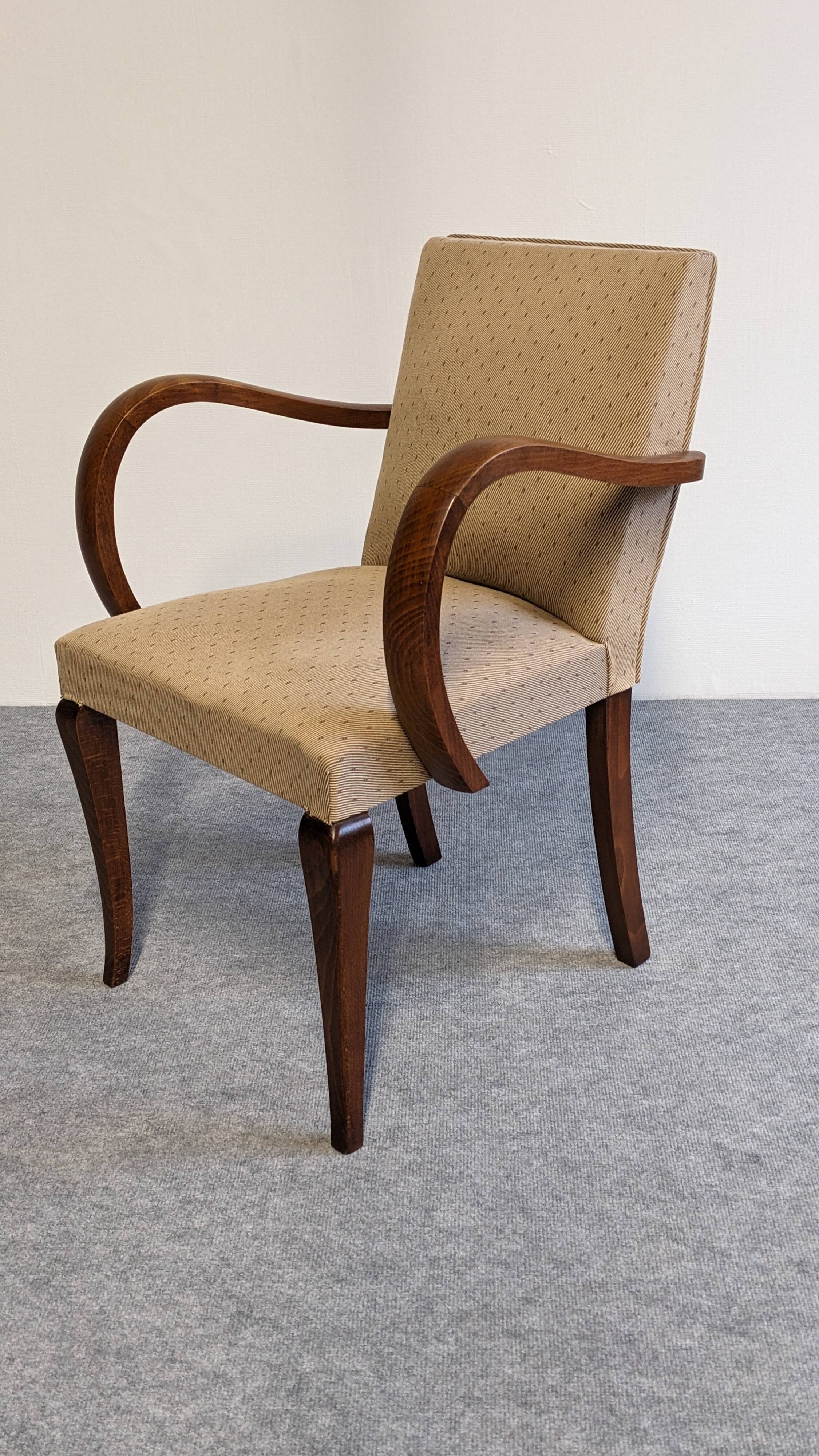 Paire de fauteuils bridge Art déco vers 1930