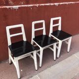 Lot of 3 vintage chairs