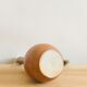 Pied de lampe vintage en grès H28cm
