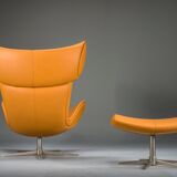 Set of Imola lounge chair and ottoman attributed to Henrik Pedersen for BoConcept, 2000s