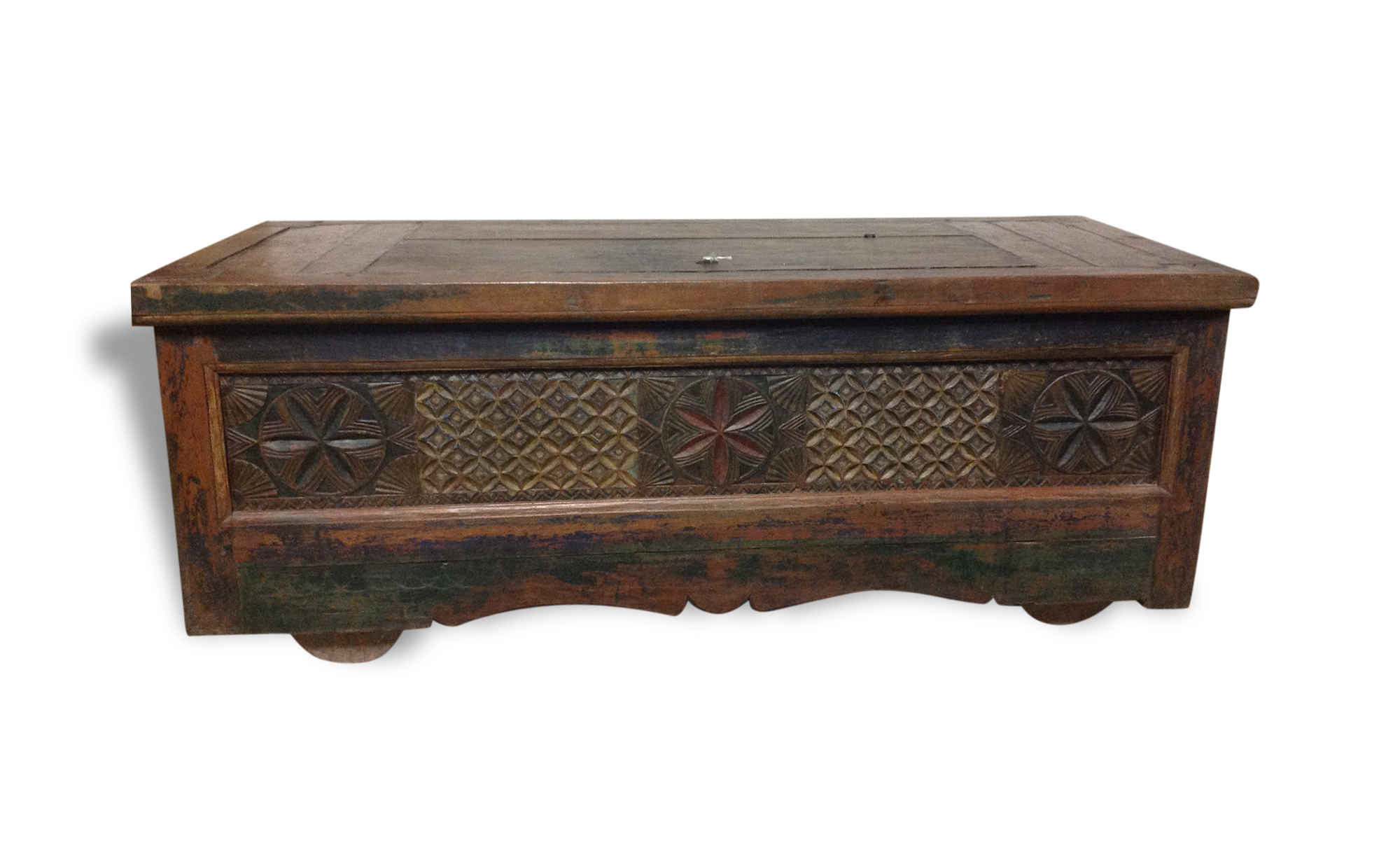 Very rare teak chest