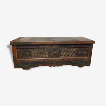 Very rare teak chest