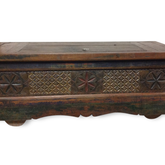 Very rare teak chest