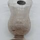Candle holder / Tealight holder in blown / bubbled glass Larochere vintage