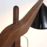 Lampadaire en chêne Français avec rangement coin lecture