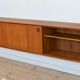 Danish MidCentury Teak Wall Mounted Sideboard, 1960s.