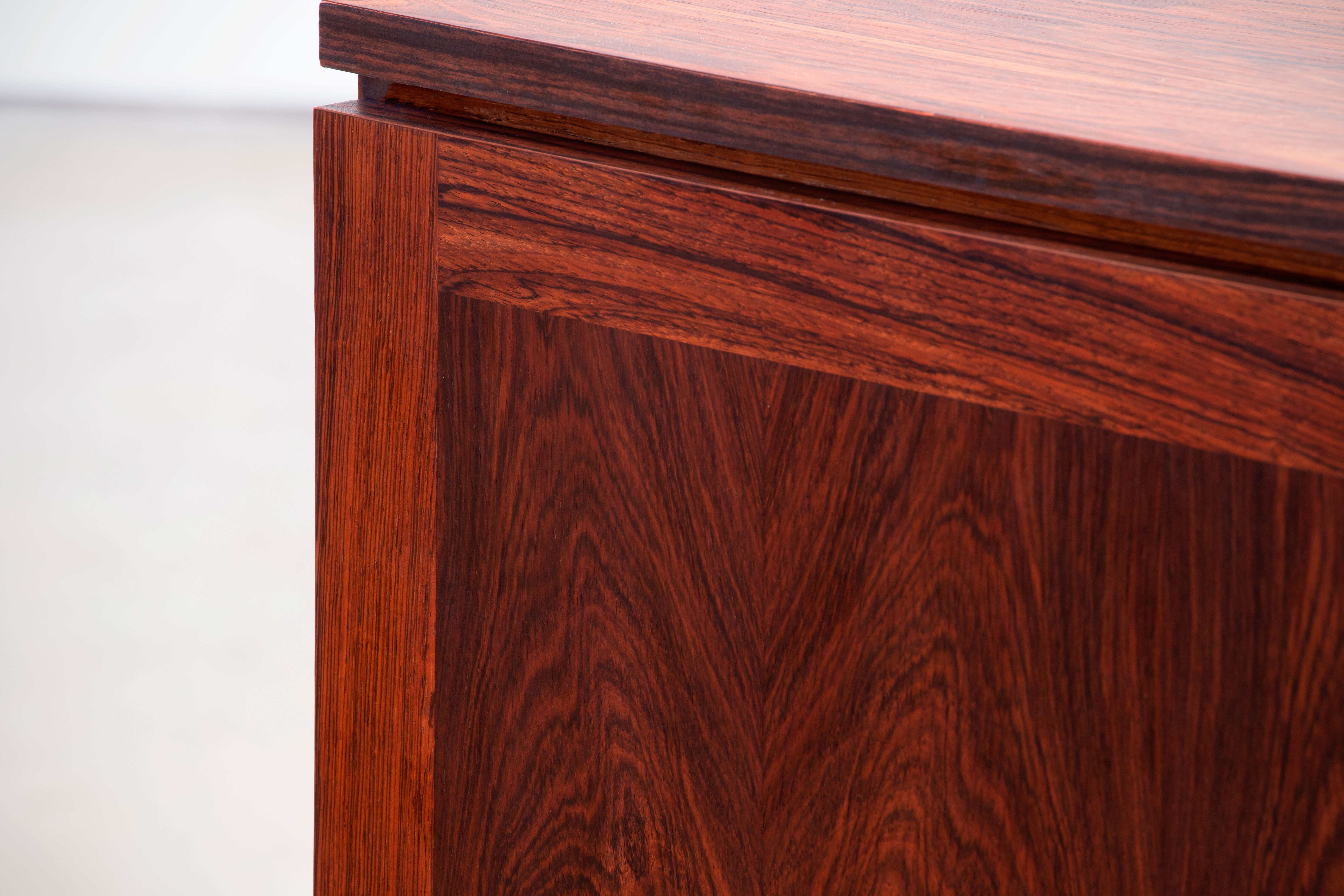 Vintage Scandinavian rosewood sideboard 1960