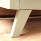 Commode vintage 4 tiroirs relookée verte