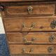 Writing cabinet, masterpiece of marquetry in solid cherry wood, late 18th, early 19th century.