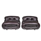 Paire de fauteuils Scarpa