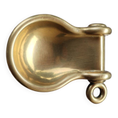 Small "Manille" vintage brass catchall