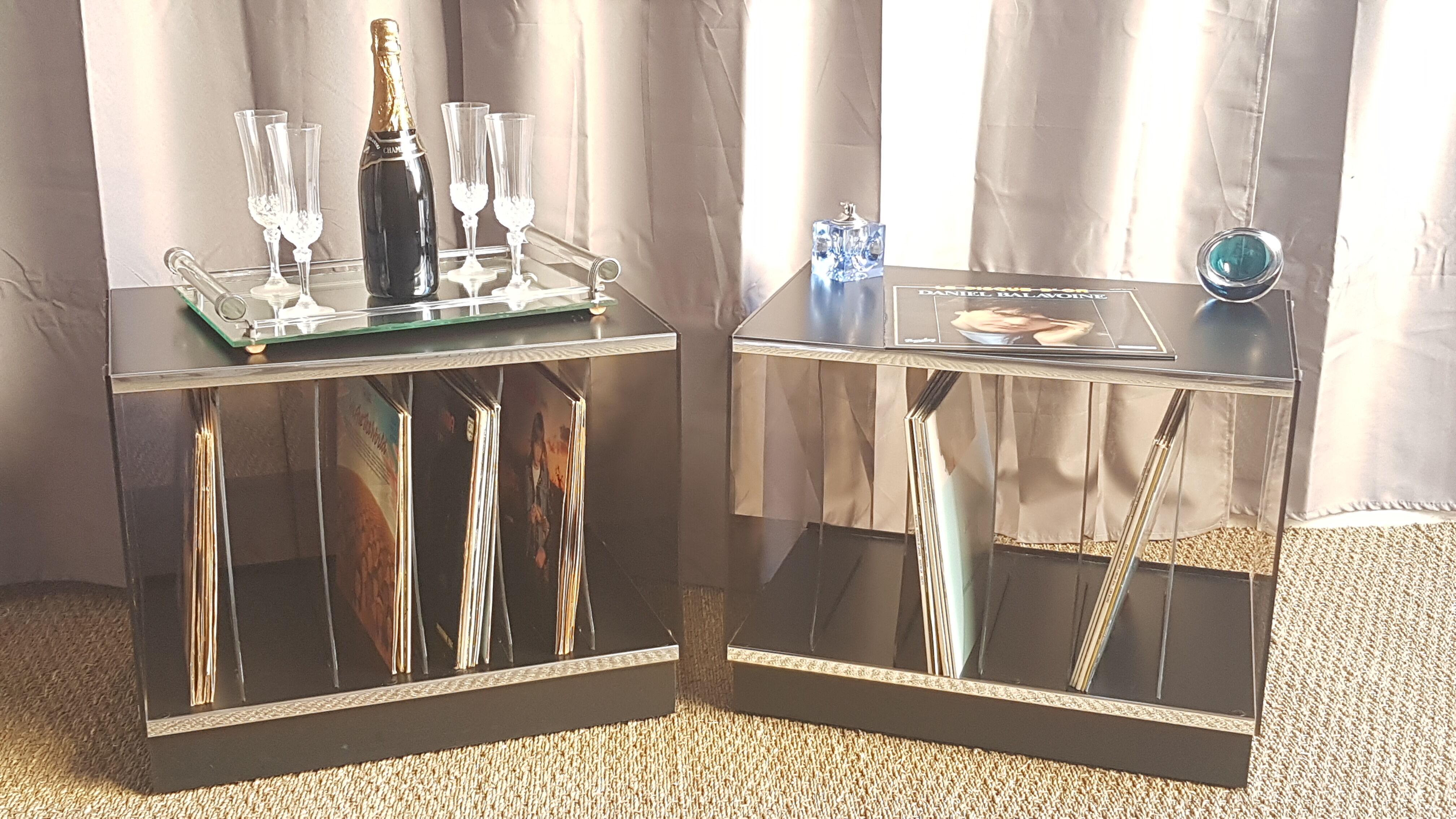 Pair of side tables