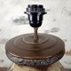 Lampe en gres fat lava west germany 1970