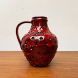 Strawberry pottery vase by Fratelli Fanciullacci for Bitossi, 1960s.