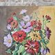 Oil on Canvas Still Life Spring Flowers Signed JP Collinet