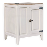 Old bistro icebox in solid oak - Small sideboard