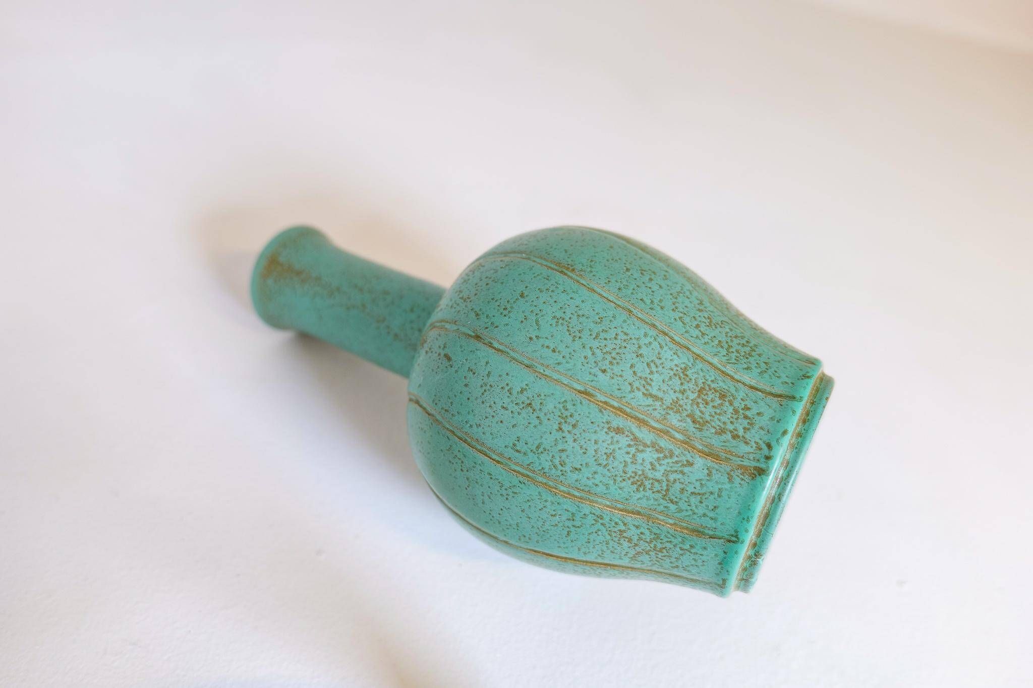 Art Deco ceramic vase Bo Fajans Ewald Dahlskog, Sweden, 1937