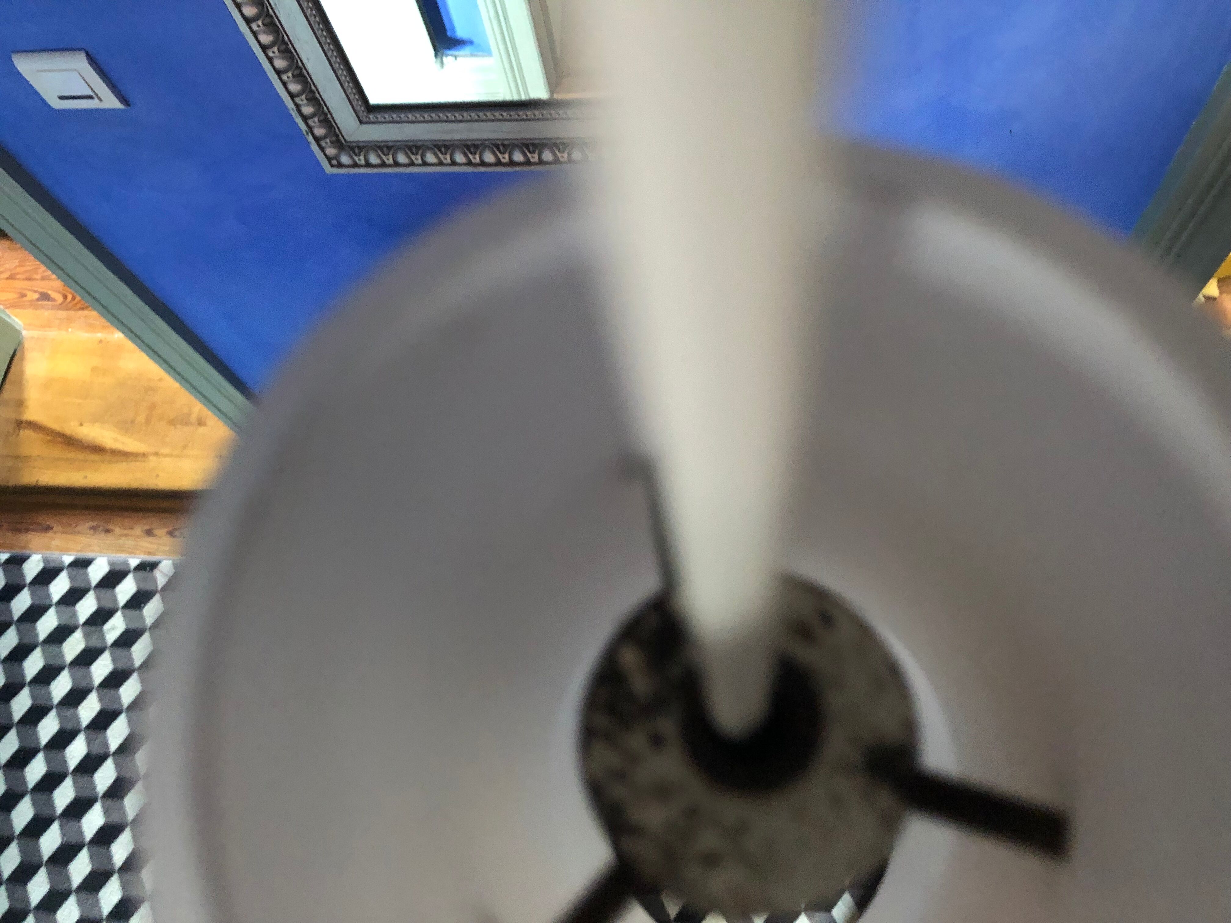 Scandinavian suspension 1960 2 white opalines