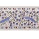 Hand knotted rug, vintage turkish rug 50x98 cm