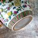 Vase en porcelaine de style chinois impeccable et multicolore