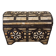Handcrafted chest made of brass and camel bone.
