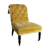 Chair Toad Prince velvet yellow