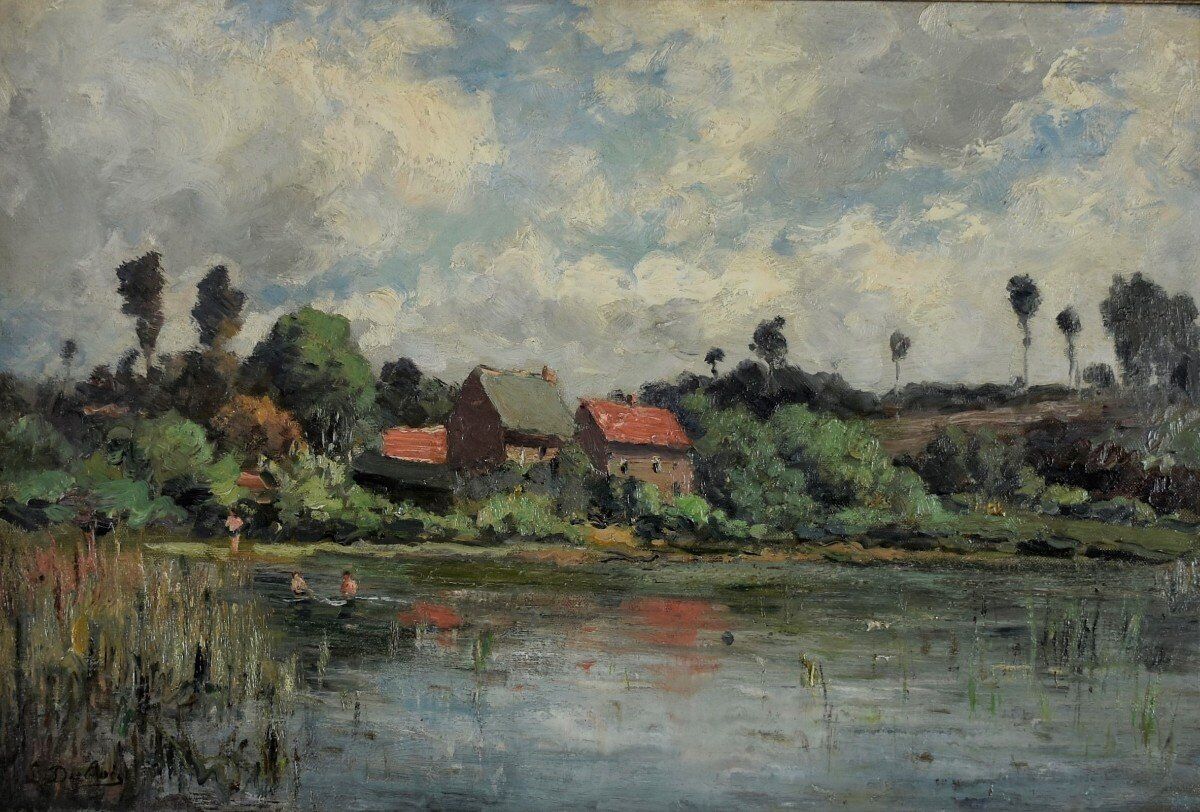 Painting Dubois Louis 1830-1880