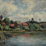 Painting Dubois Louis 1830-1880