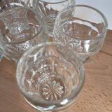 Set of 6 small 1930s glasses