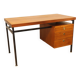 Bureau vintage en teck & métal – années 60